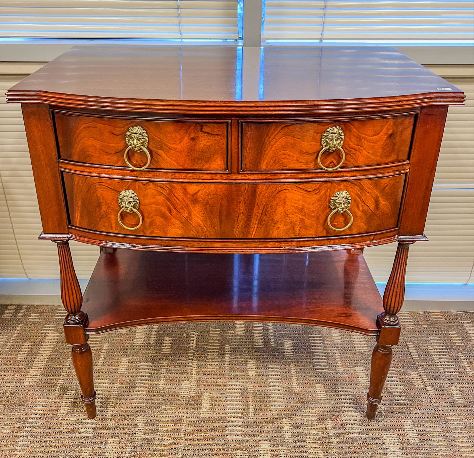 Mahogany Hickory Chair Side Server (1 of 9)