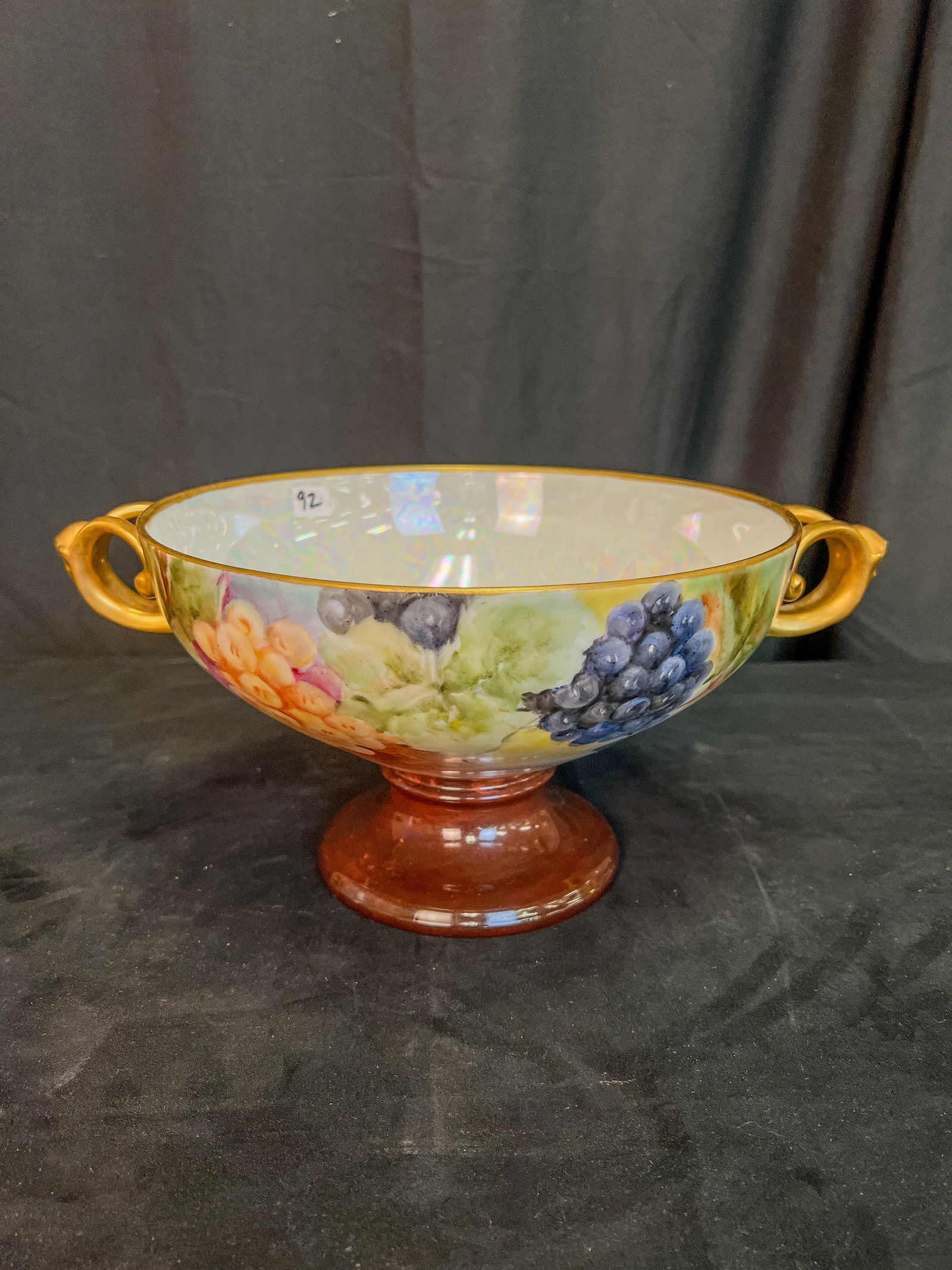 Rosenthal Double Handled Painted Compote c.1940/50's (1 of 6)