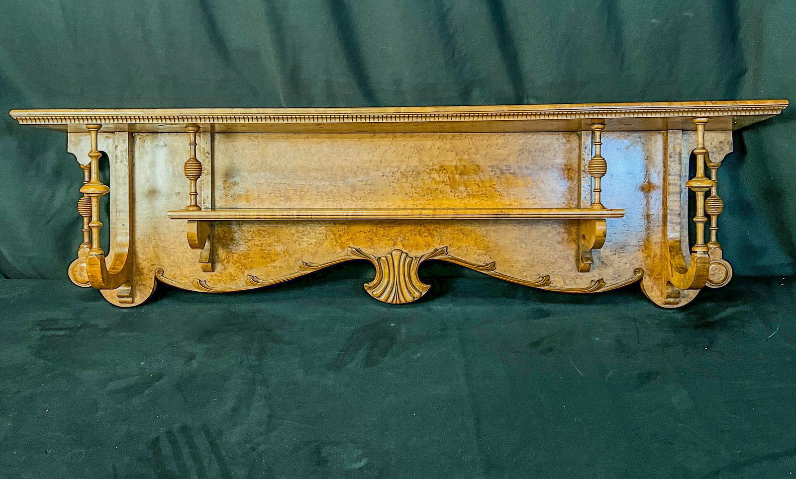 Birdseye Maple Victorian Shelf (1 of 7)