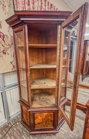 Antique American Corner Cabinet