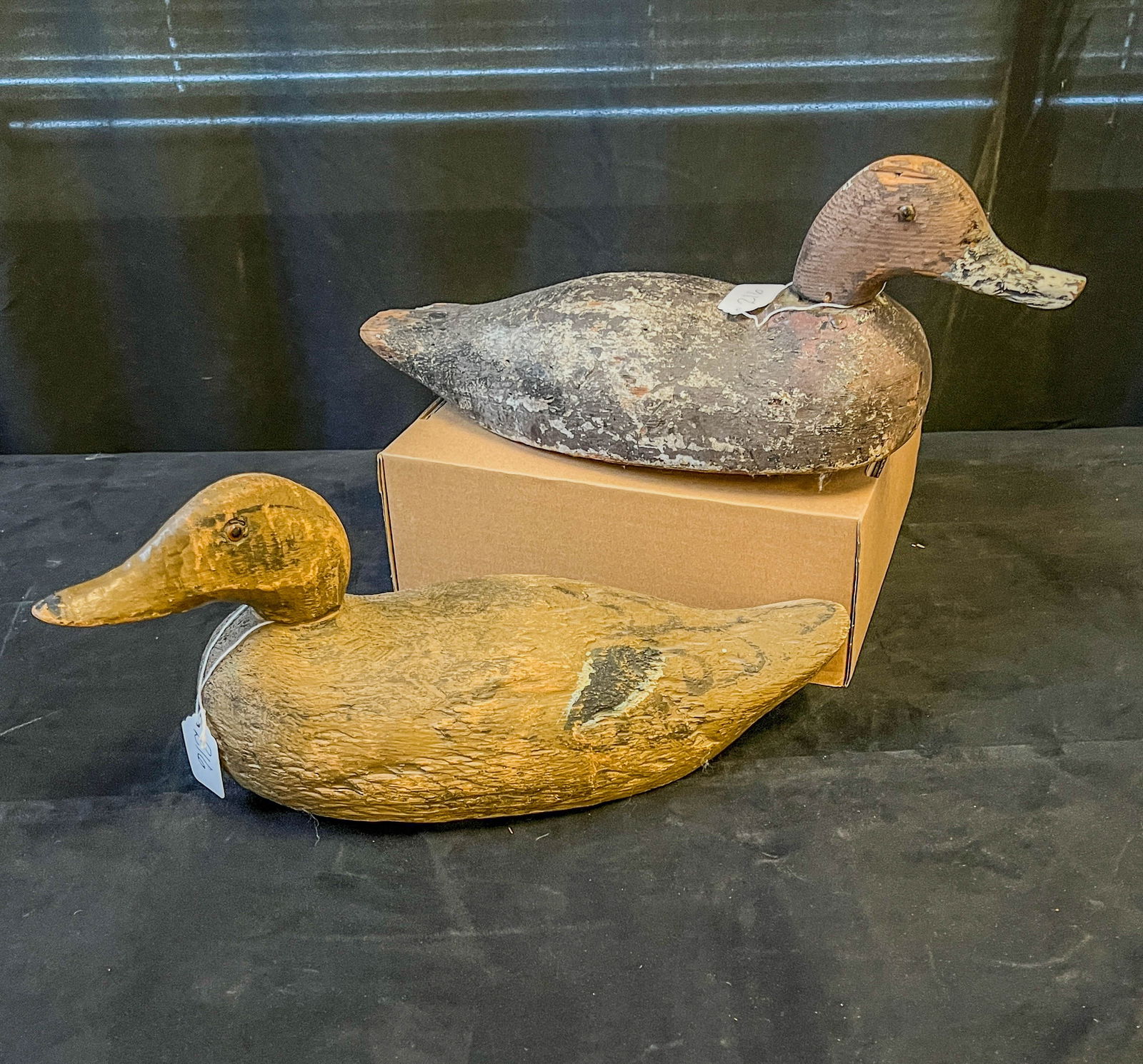 2 Early Duck Decoys with Glass Eyes (1 of 13)