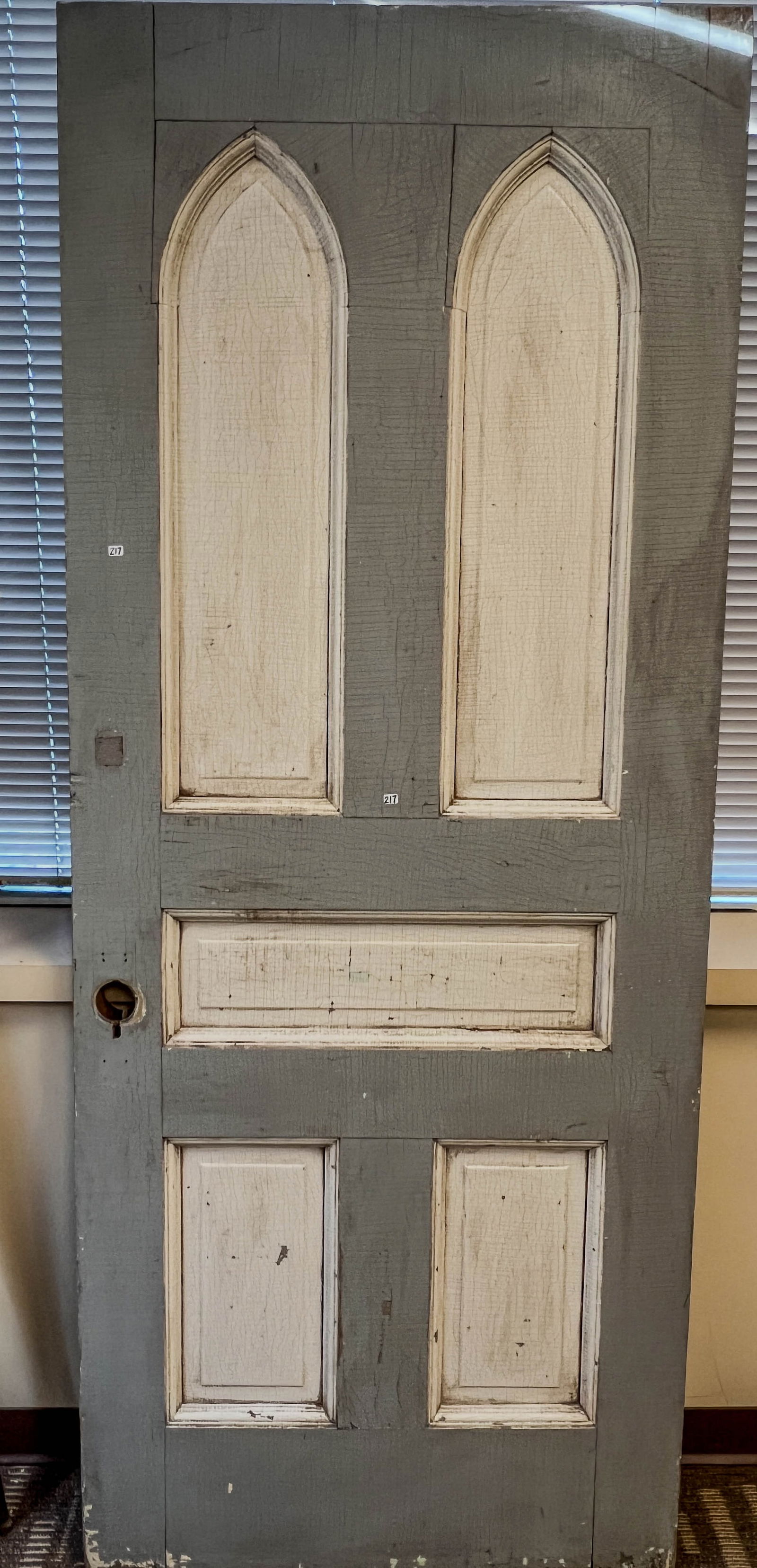 Gothic Paneled Church Door Architectural Salvage (1 of 4)