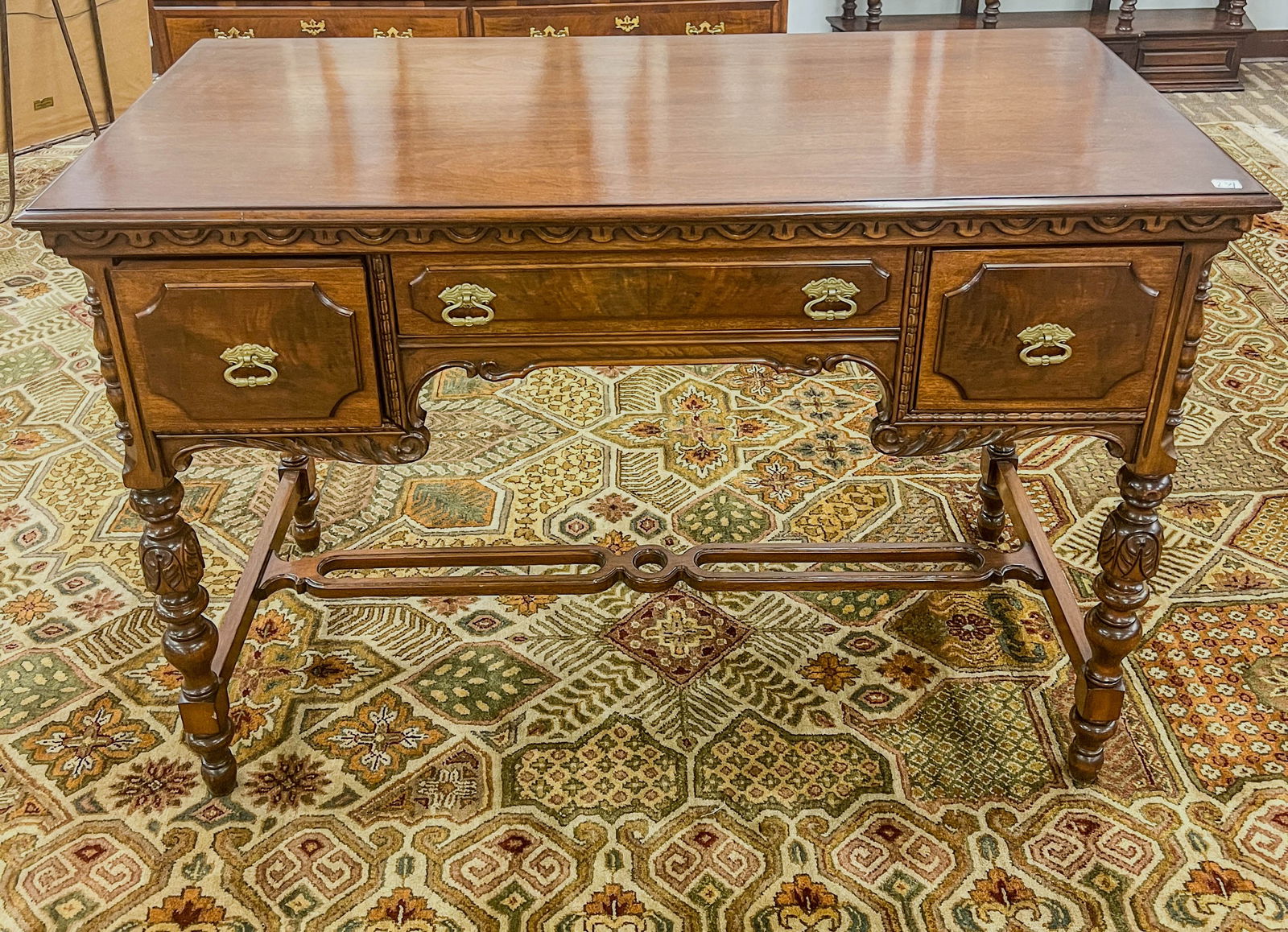 Antique Jacobean Style Desk (1 of 9)