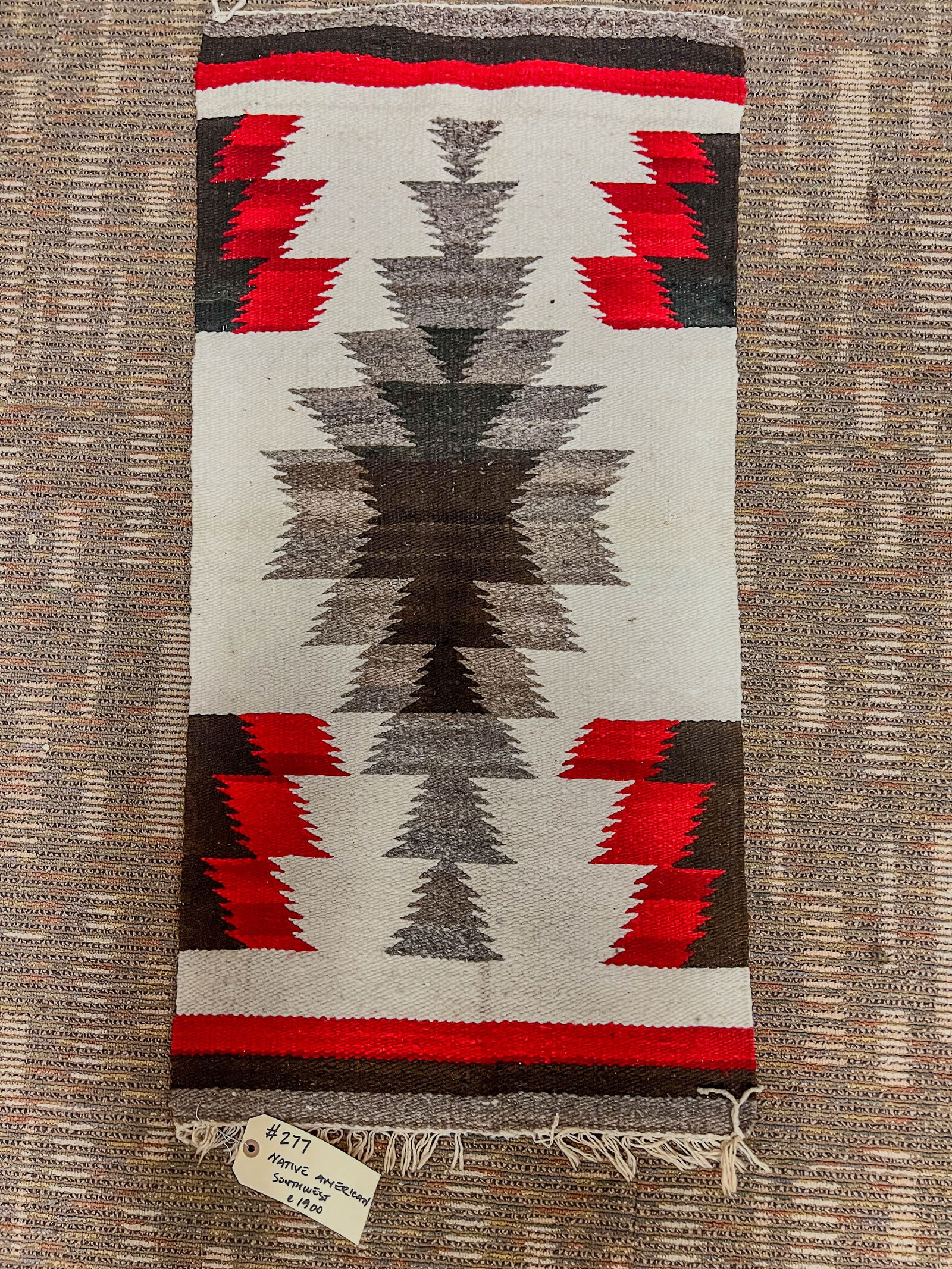 Navajo Southwest Native American Wool Rug c.1900 (1 of 4)