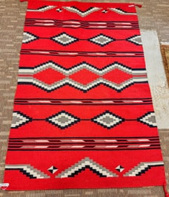 Southwest Hand Woven Indian Rug