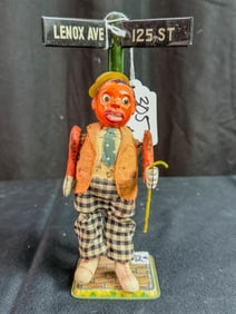 1940s Black Americana Celluloid and Tin Figure
