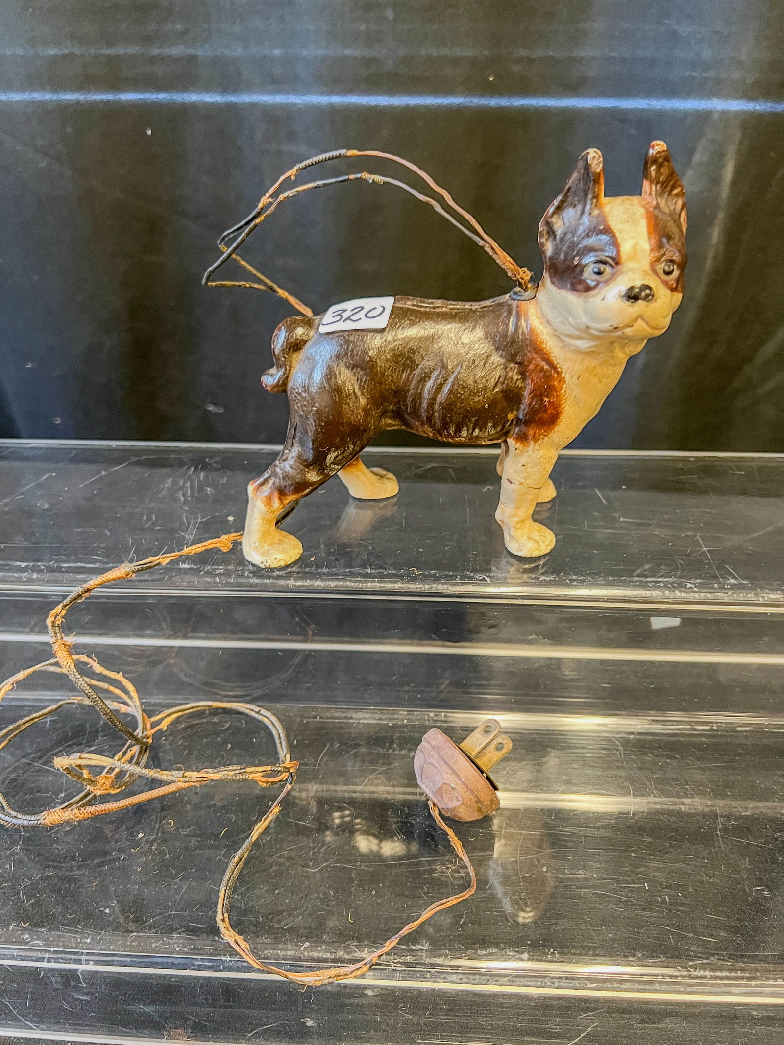 Cast Iron Bull Dog Lighter c. 1920's (1 of 5)