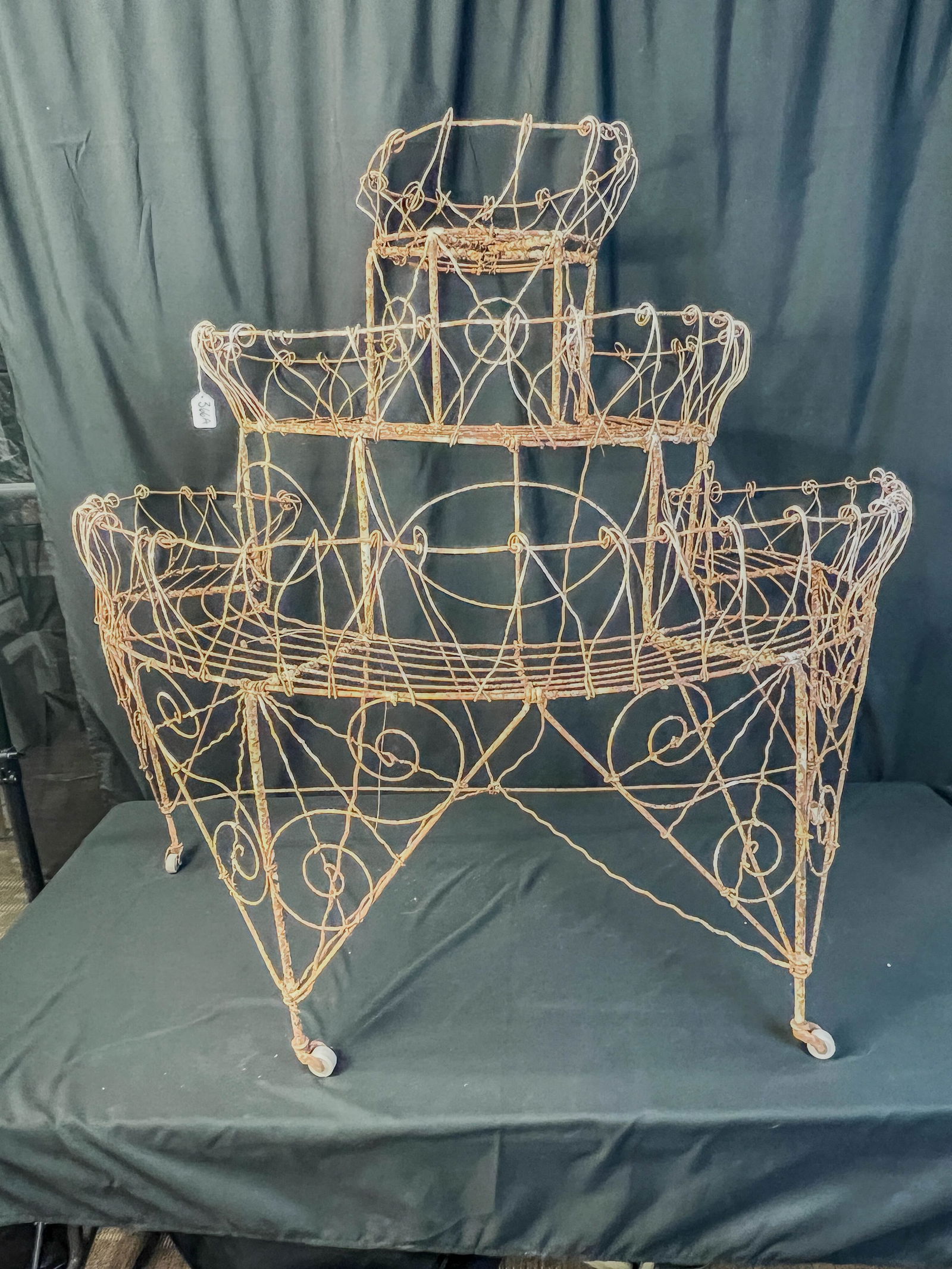 Victorian Wire 3 Tiered Plant Stand (1 of 7)