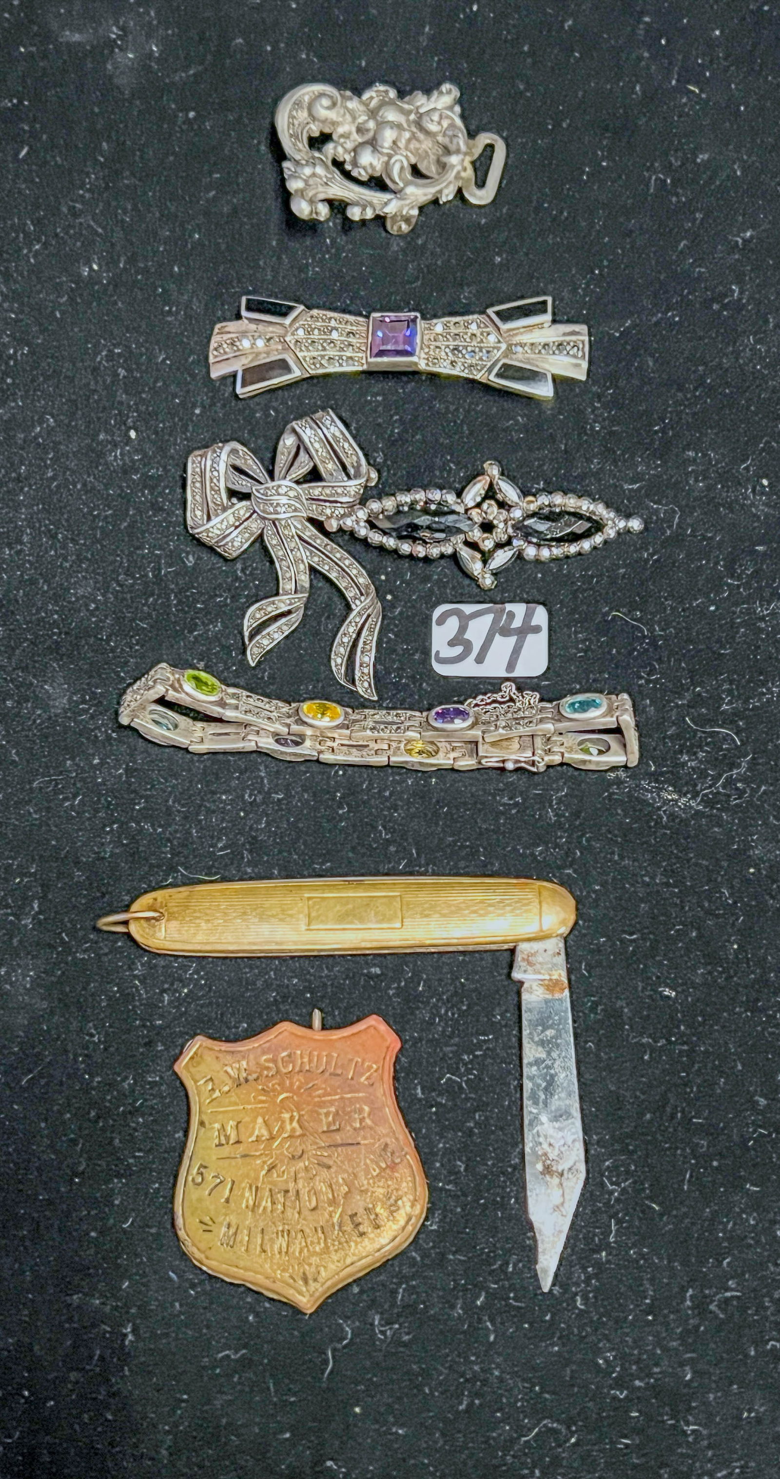 Lot of Turn of the Century Jewelry (1 of 9)