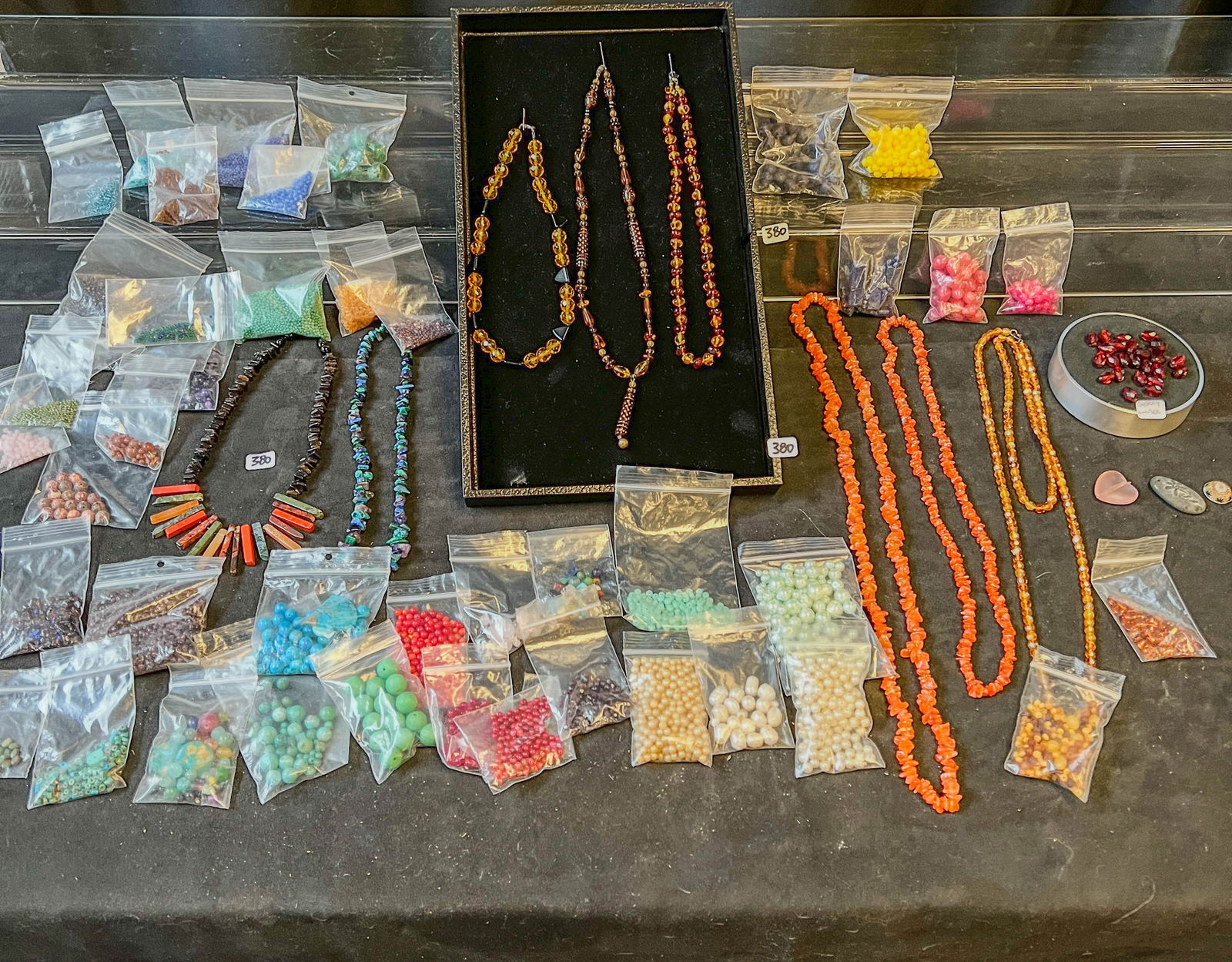 Large Lot of Semi-Precious Stone Beads (1 of 12)