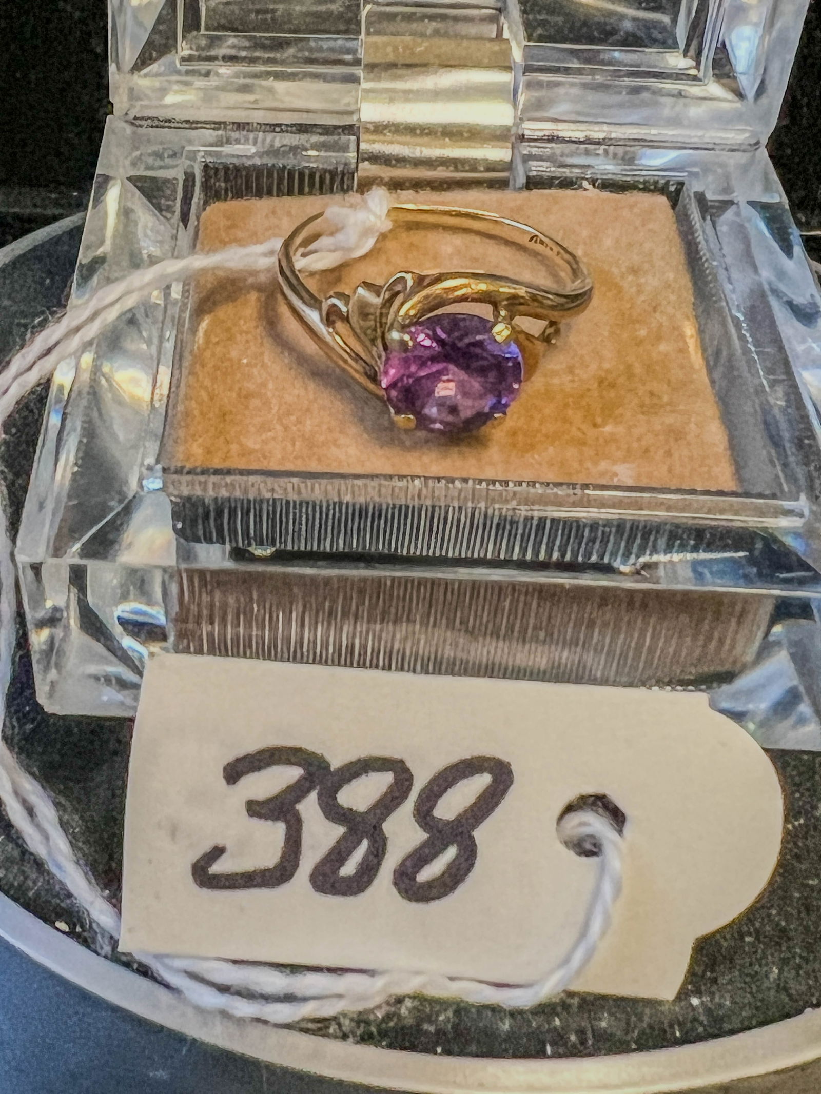 Amethyst Gold Ladies Ring (1 of 5)