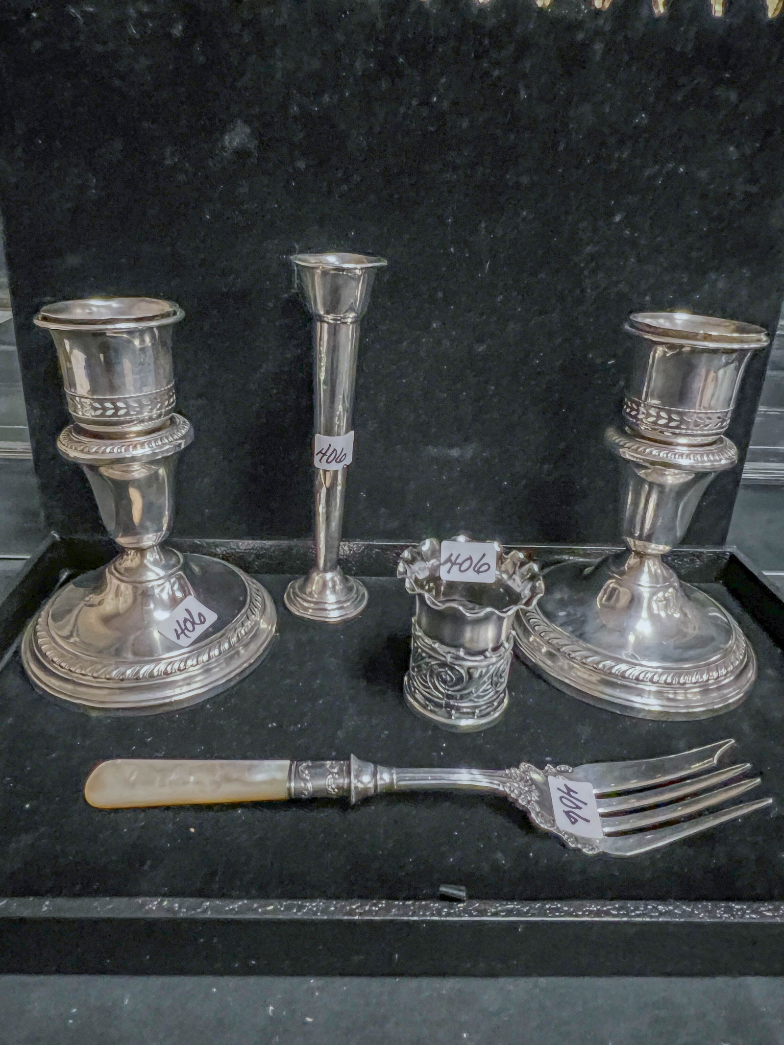 Group of Sterling Candlesticks and More (1 of 11)