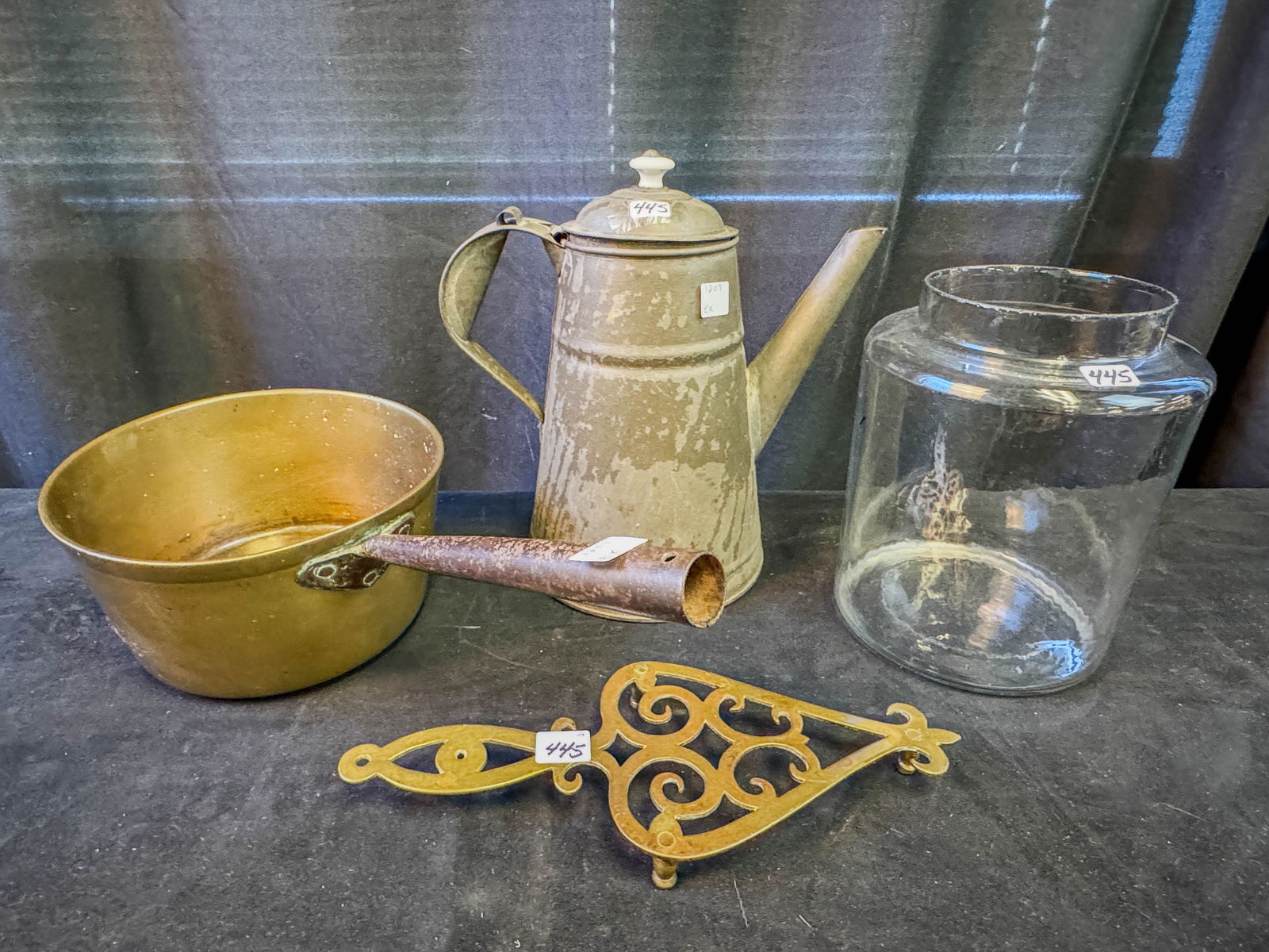 Group of Primitive Early Kitchen Items (1 of 3)