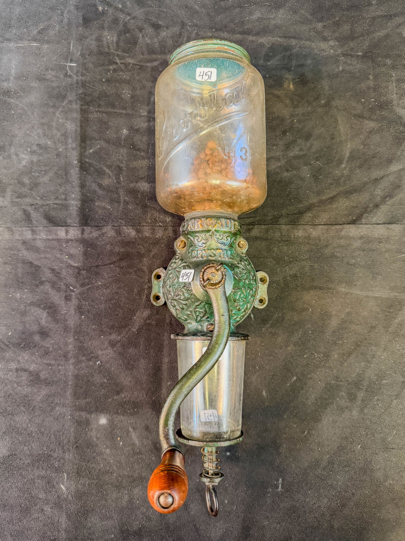 Wall Mount Crystal Coffee Grinder (1 of 5)