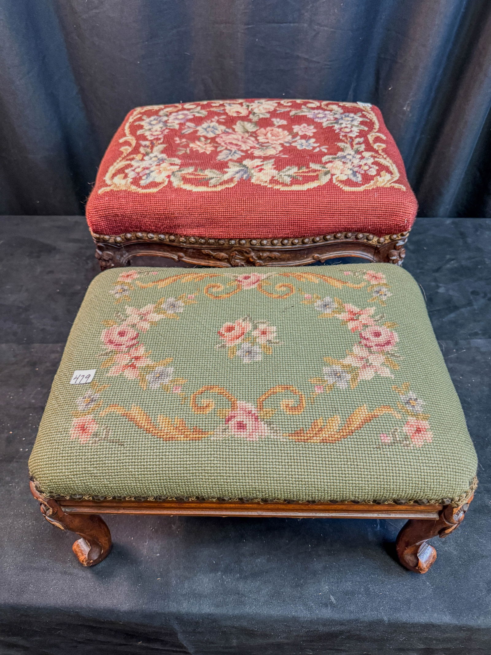2 French Footstools (1 of 5)