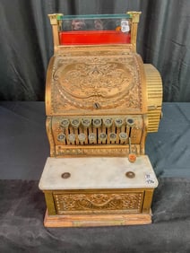 Brass National Candy Cash Register c.1900