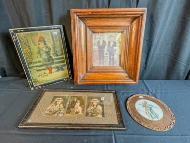5 Victorian Picture Lot