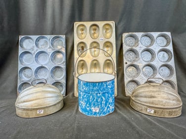 Group of Country Cookware