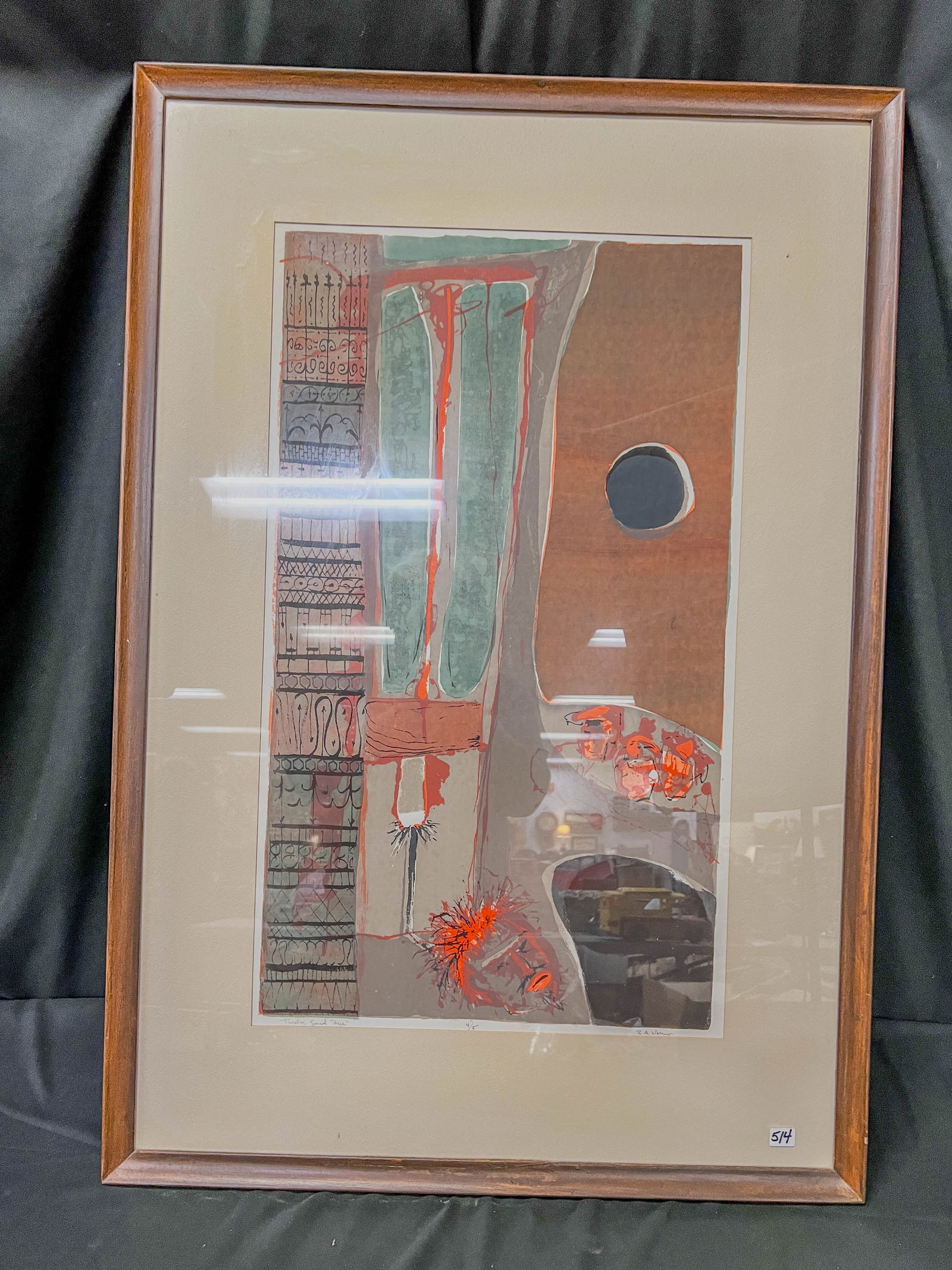 Robert Morris Serigraph c.1983 (1 of 8)