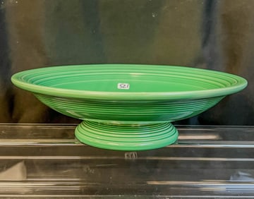 Fiesta Original Green Footed Compote c.1940's
