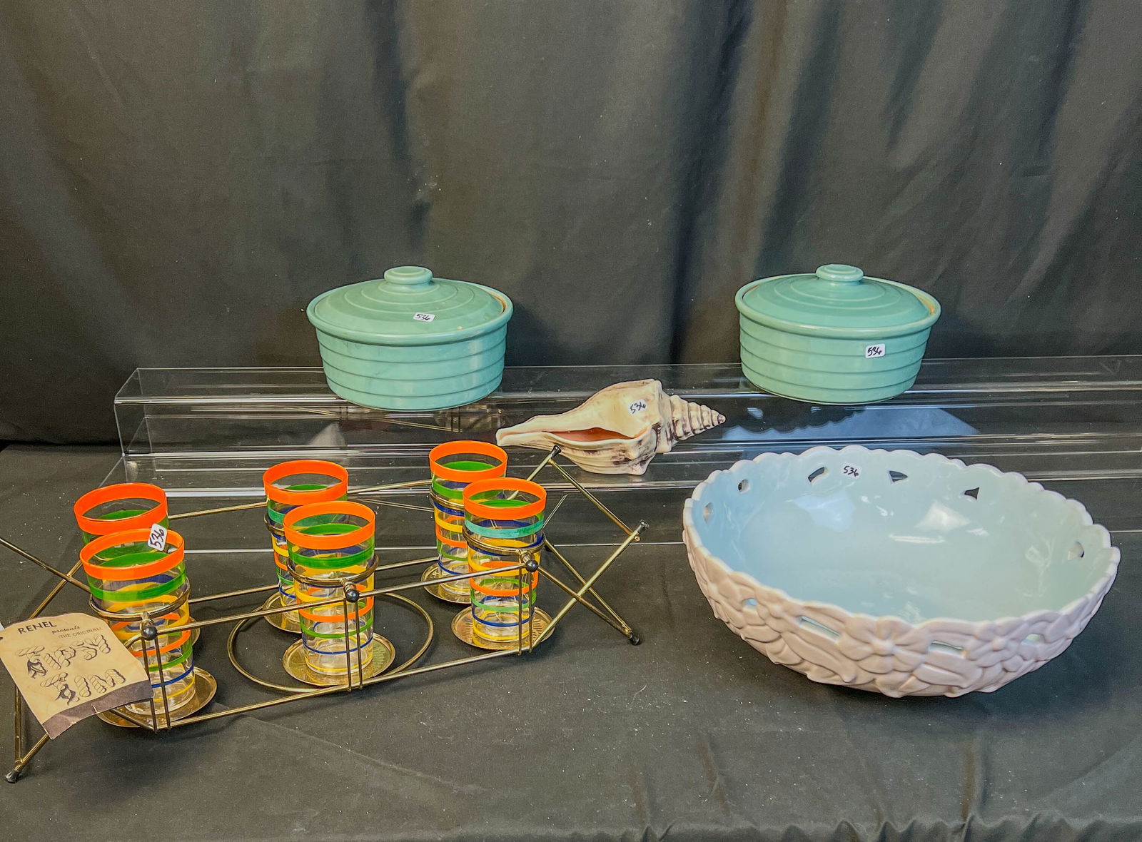 Mid Century Pottery and Glassware, Royal Hickman, Red Wing, More! (1 of 12)