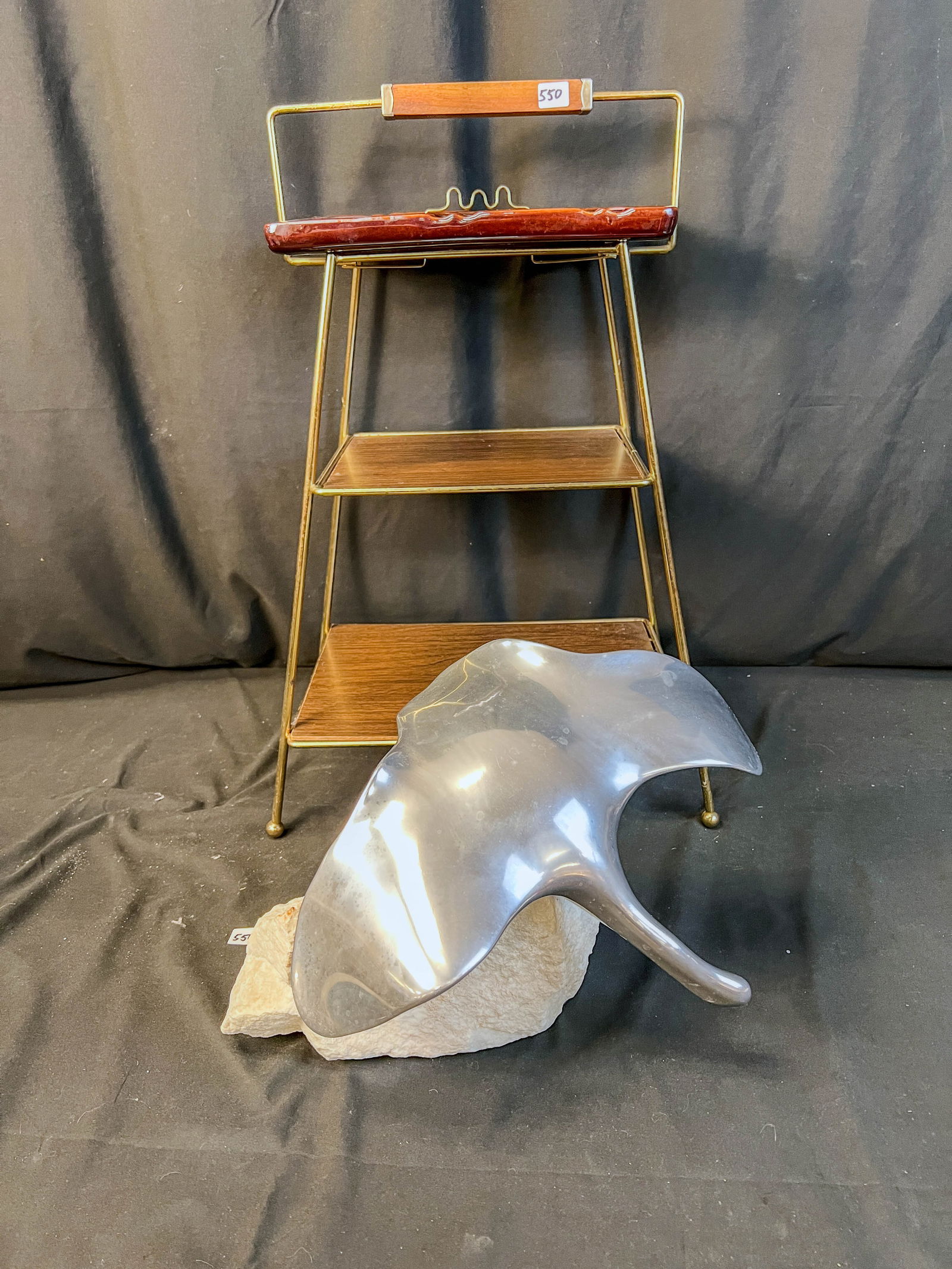 Gordon Hoselton Stingray Sculpture 1950's Standing Ashtray (1 of 14)