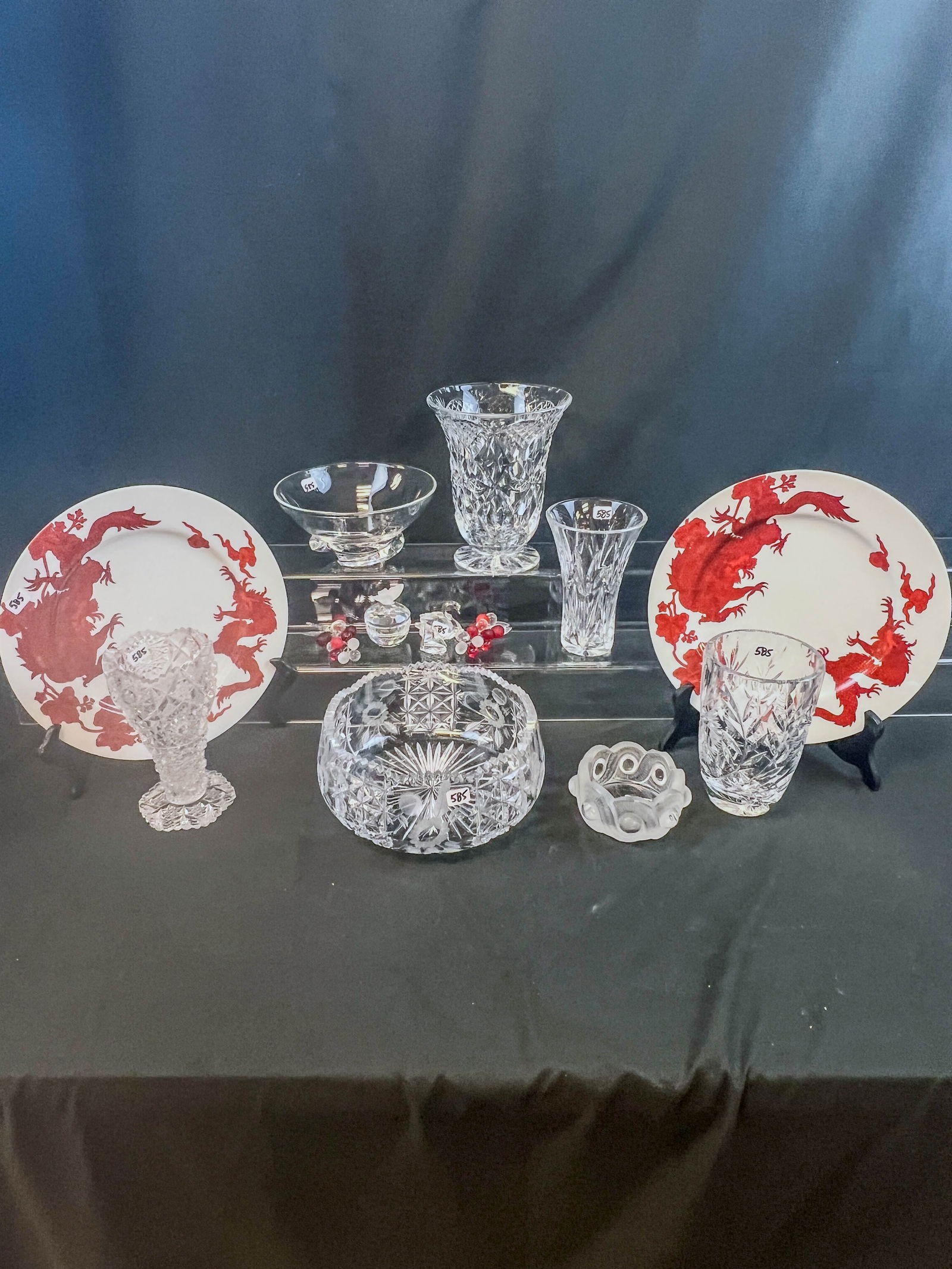 Mixed Group of Designer Crystal and China, Lalique, Steuben, More! (1 of 20)