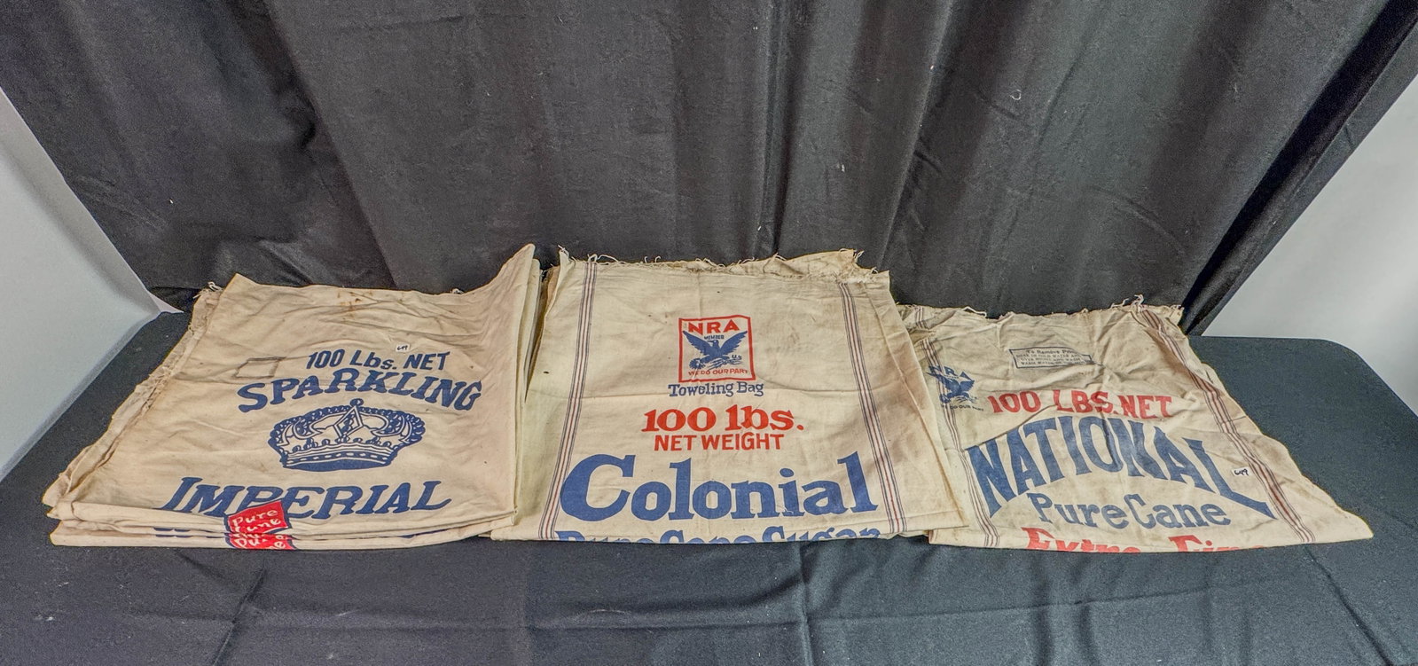 Colonial National, Imperial Cut Sugar Bags: Colonial National, Imperial Cut Sugar bags