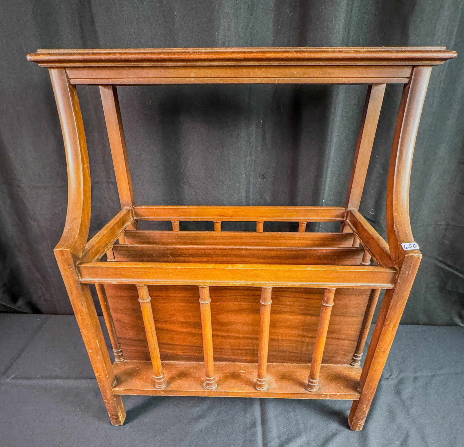 Mahogany Magazine Table: mahogany magazine table. 23"t x 20" w x 11.5" D