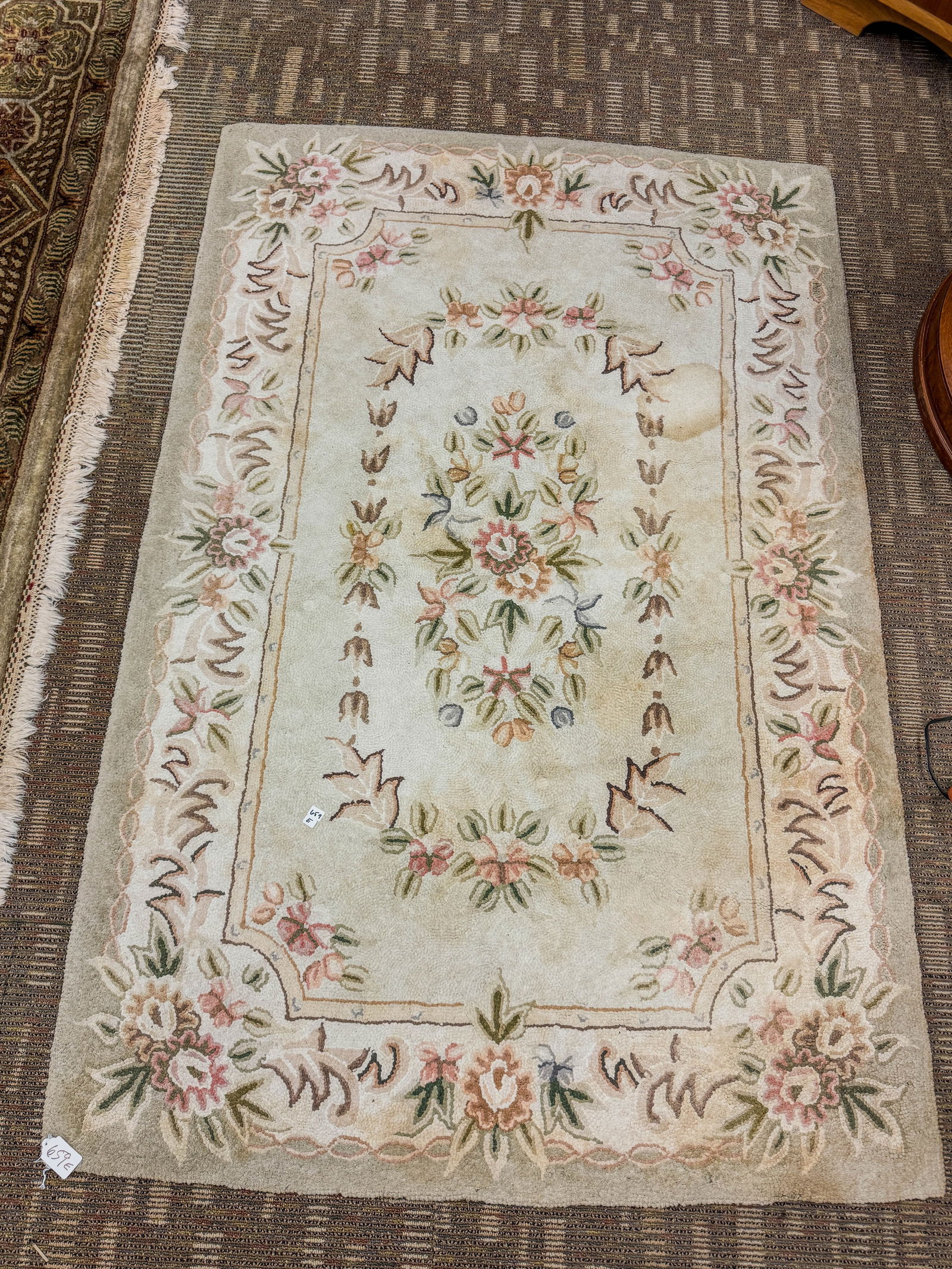 2 Antique Floral Hand Hooked Rugs (1 of 4)