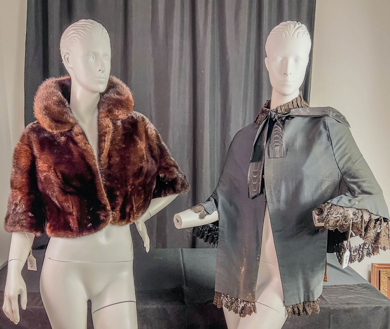 1950's Mink Cropped Jacket and Victorian Cape (1 of 19)