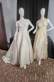 1950's Miss Betsy Silk Taffeta and Lace Wedding Gown, More!