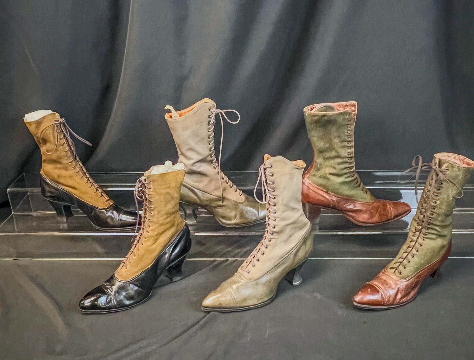 Victorian High Lace Up Spat Shoes (1 of 10)