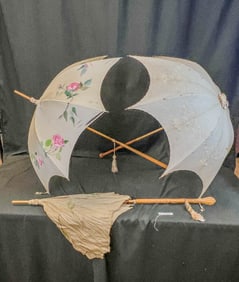 3 Victorian Parasols
