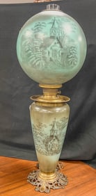 Rayo Gone with the Wind Electrified Oil Banquet Lamp