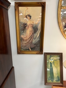 2 Larged framed prints