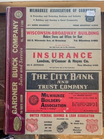 Wisconsin Wright's Milwaukee city directory from 1955