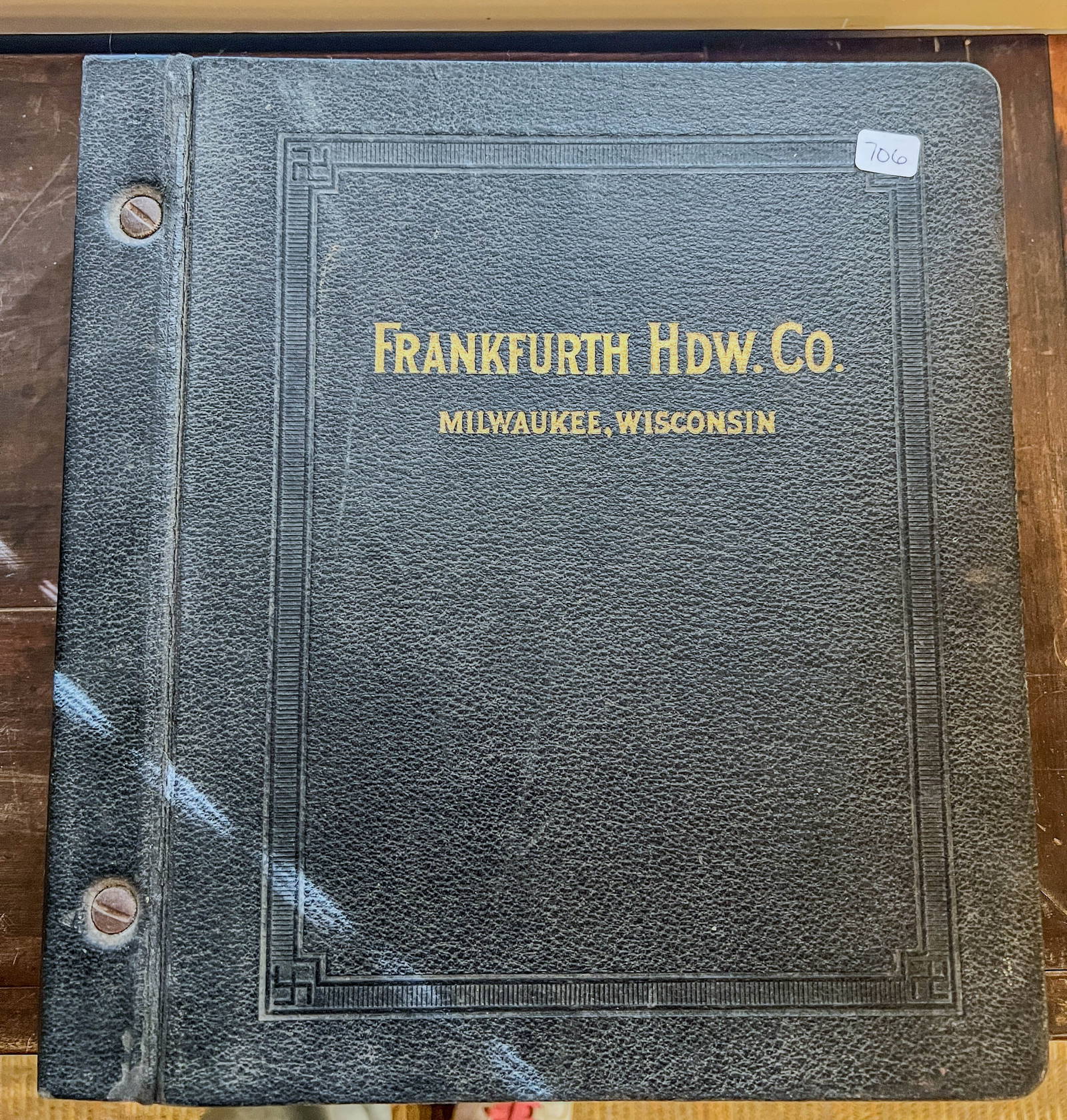 A Frankfurth Hdw. Co. Milwaukee, Wisconsin Catalog No. 7 Auction
