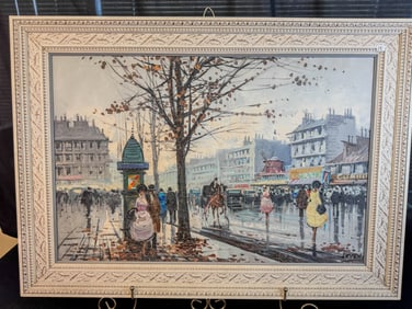 Leven Oil on Canvas Moulin Rouge