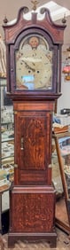 Houghton Handsworth Celestial Phase Longcase Clock 18th Century