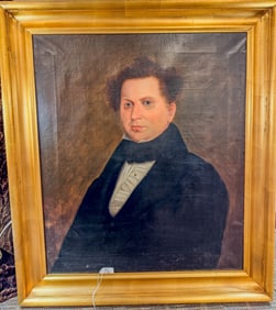 Oil on Canvas Portrait of a Gentleman c. 1820s