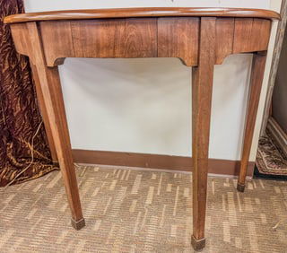 18th c English Mahogany entry/half Table