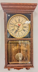 Waterbury Wall Regulator Clock