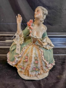 Larger Dresden Figurine of a Woman