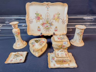 Devon-Ware 8 Piece Dresser Set