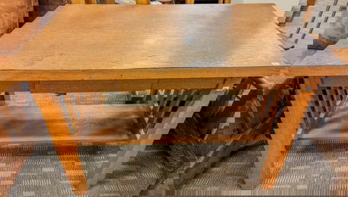Arts & Crafts Single Drawer Library Table