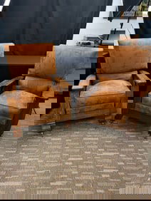 Arts & Crafts Ultra Suede Chairs