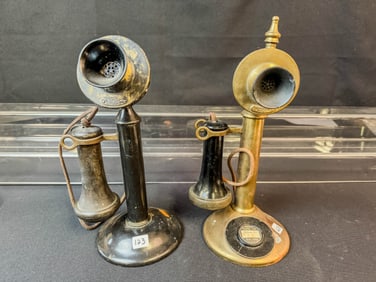 Lot of 2 Candle Stick Phones