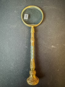 Victorian Rolled Gold Magnifying Glass