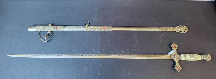Knights Templar Sword c. 1890 Henry Kimberly